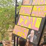 climate rally sign