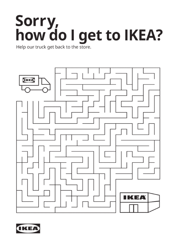 ikea downloadable colouring in book