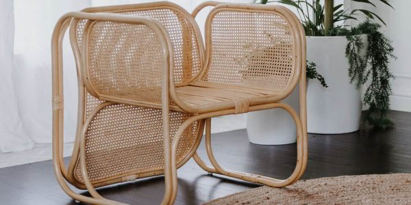 bunnings rattan chair