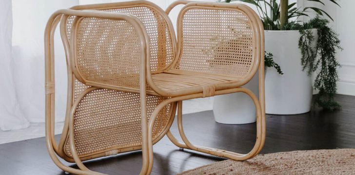 bunnings rattan chair