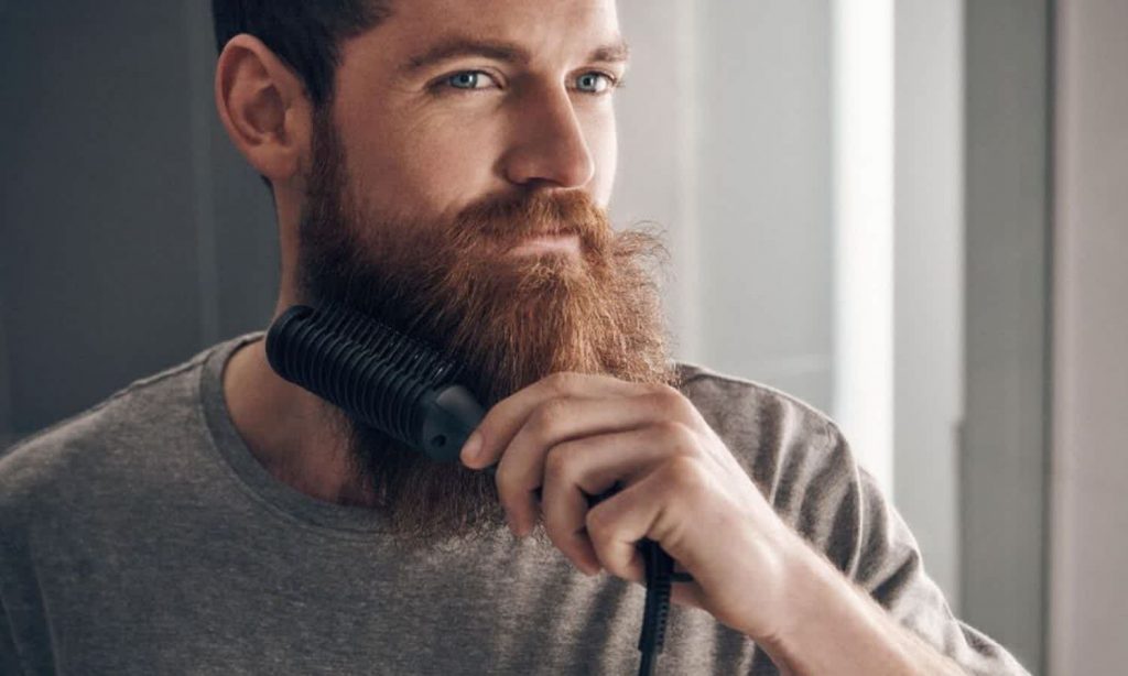 This Beard Straightening Brush Is the Facial Hair Styling Tool You Didn't  Know You Needed — The Latch