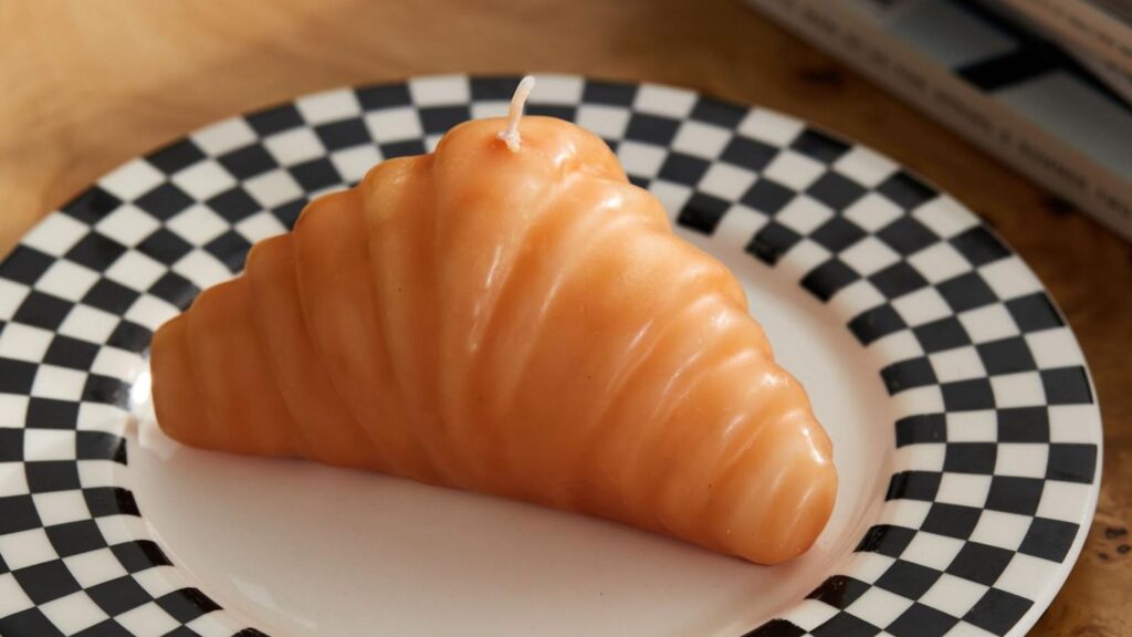 Urban Outfitters Croissant Shaped Candle