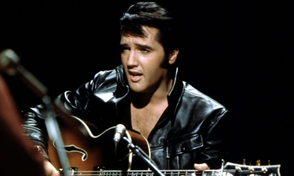 Presley in concert.
