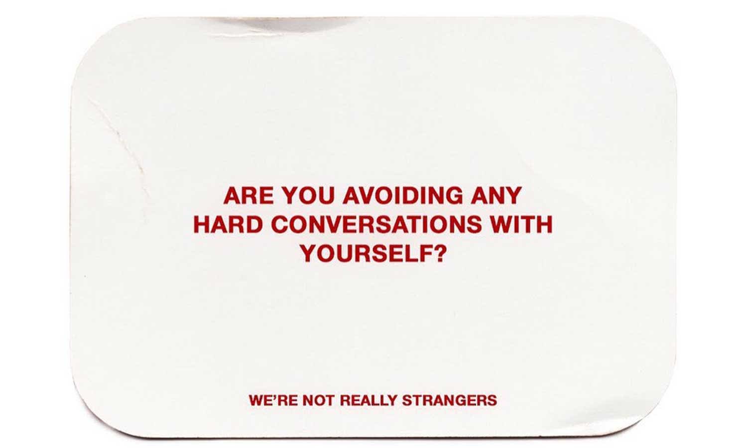 1. "We're Not Really Strangers" Card Game Discount Code - wide 2