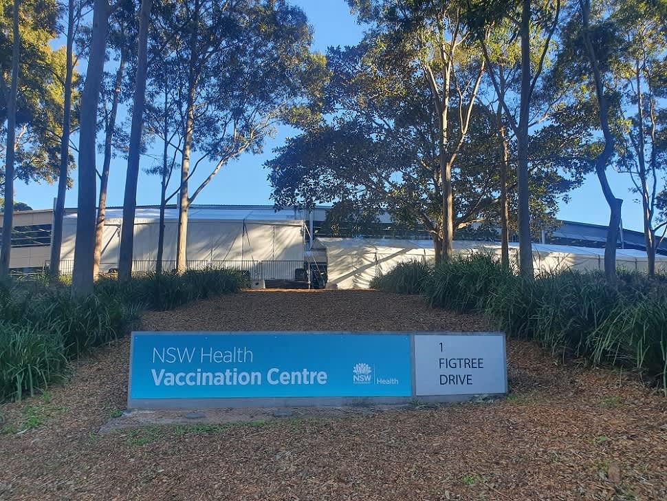NSW vaccination centre