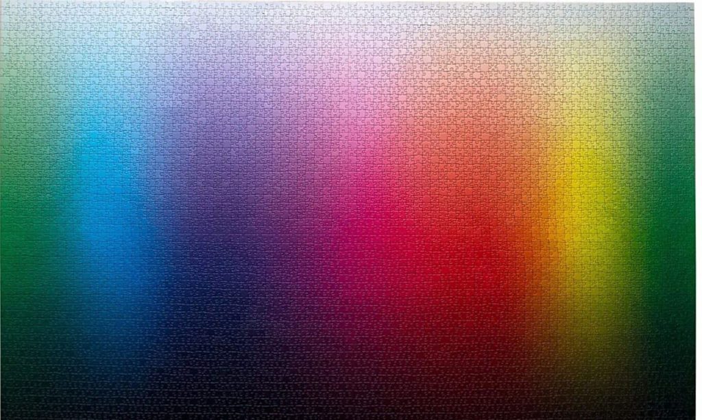 Clemens Habicht 5000 Colors Jigsaw Puzzle - CMYK Gradient