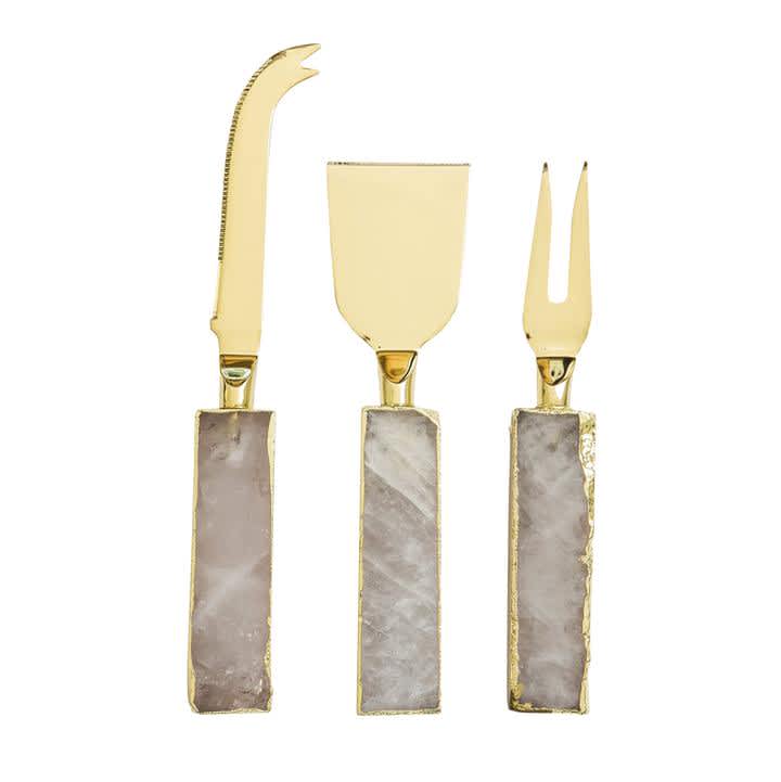 Crystal Reine Cheese Knives