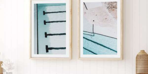 Olive et Oriel Quick Dip Bondi Art Print