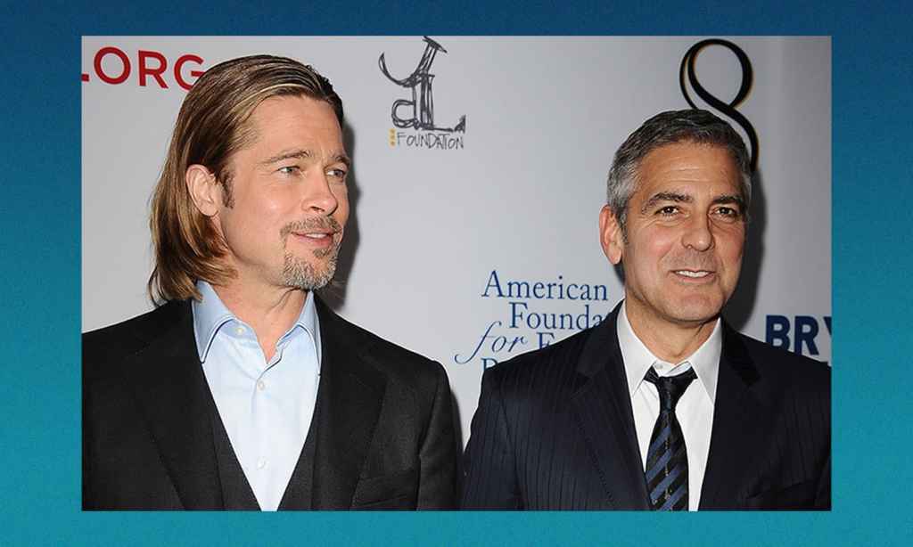 brad pitt george clooney