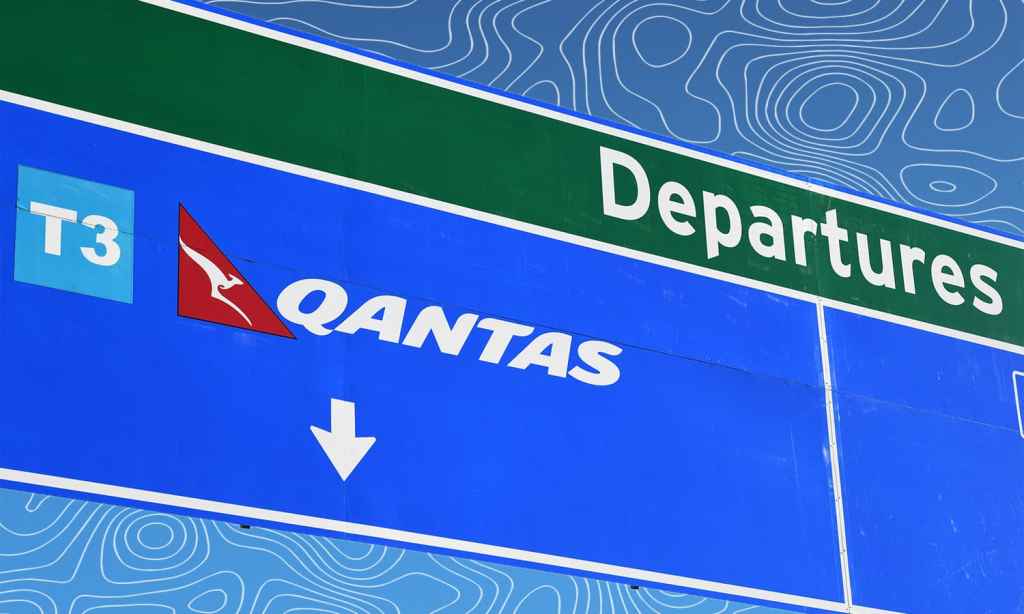 qantas international flights