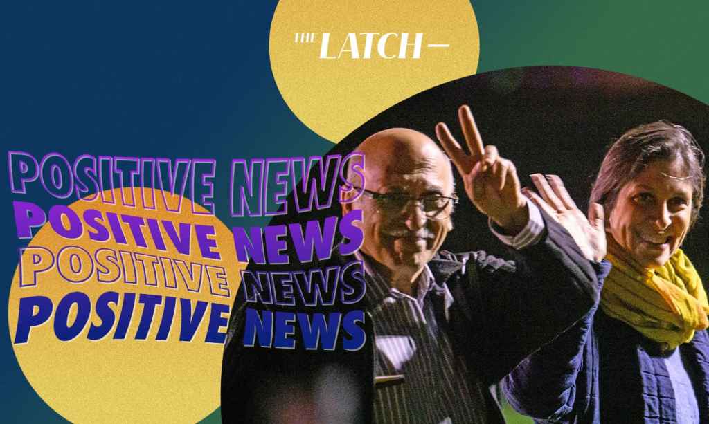 positive news the latch