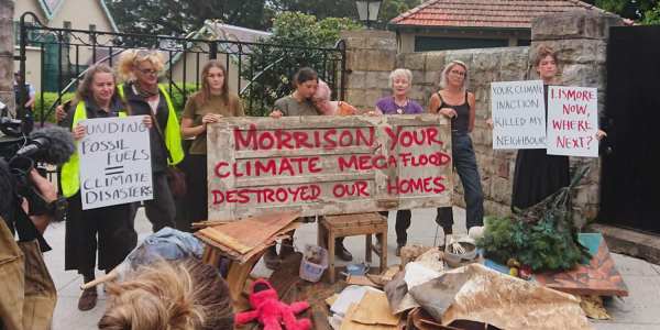 flood victims lismore kirribilli house