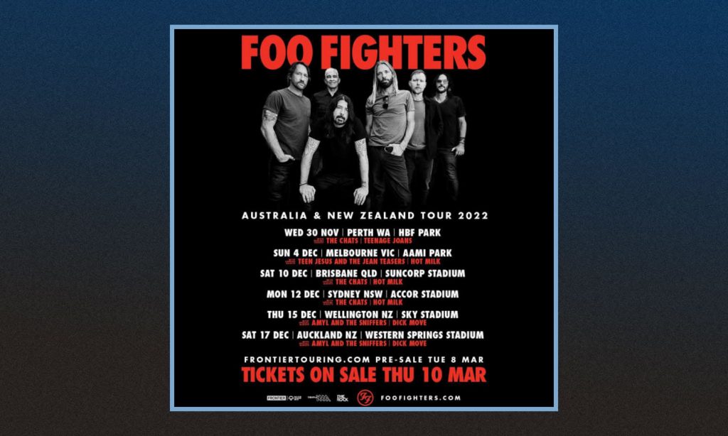 foo fighters australia 2022