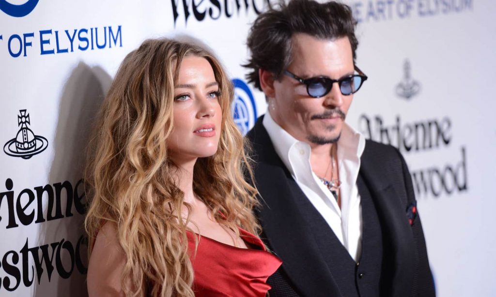 Amber Heard and Johnny Depp at the Art of Elysium 2016 HEAVEN Gala.