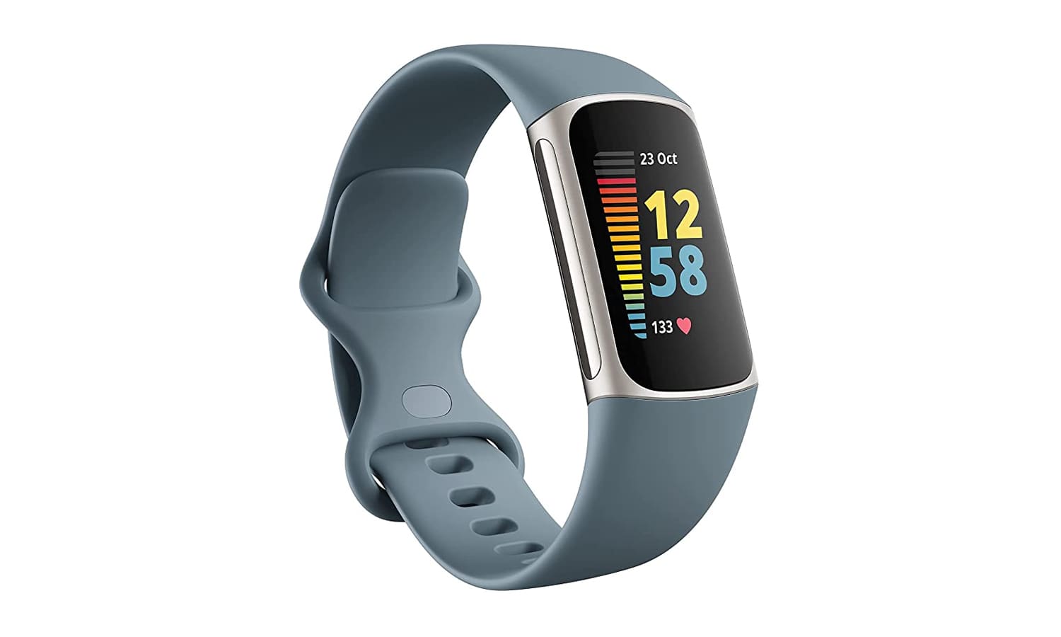 Fitbit Charge 5 in Blue.