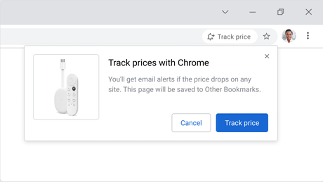 Google track prices