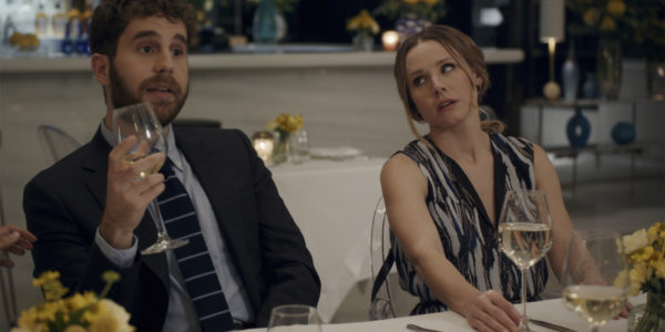 Ben Platt and Kristen Bell in The People We Hate at the Wedding.