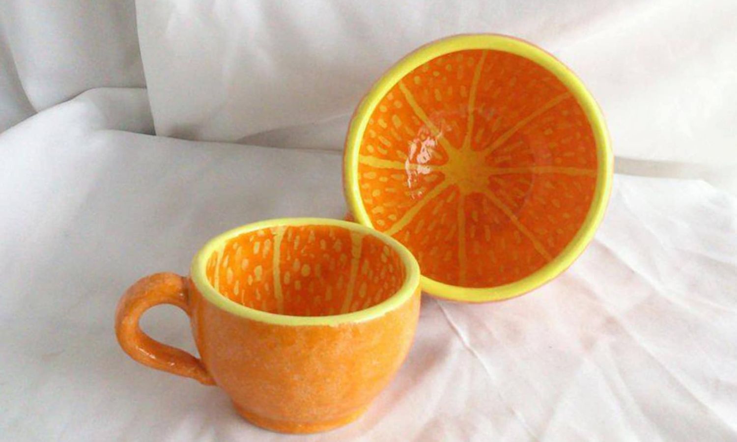 Orange mug