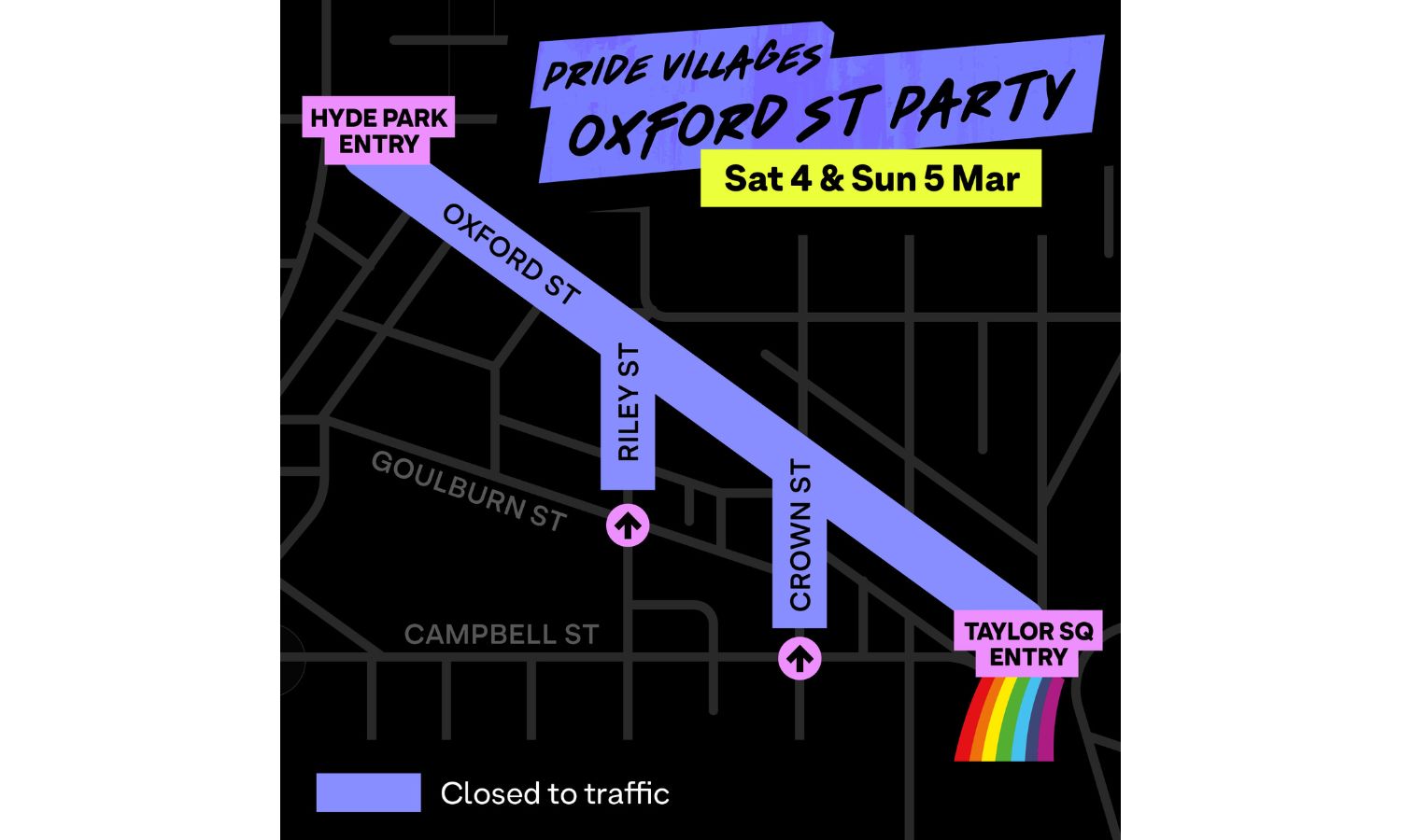 Oxford Street WorldPride party