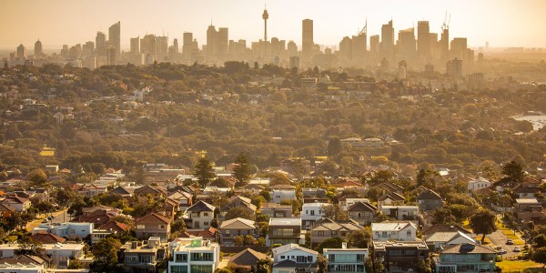 Sydney suburbs sweltering in the summer heatwave