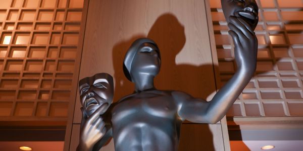 The Screen Actors Guild Award Statue at the 2023 SAG Awards winners