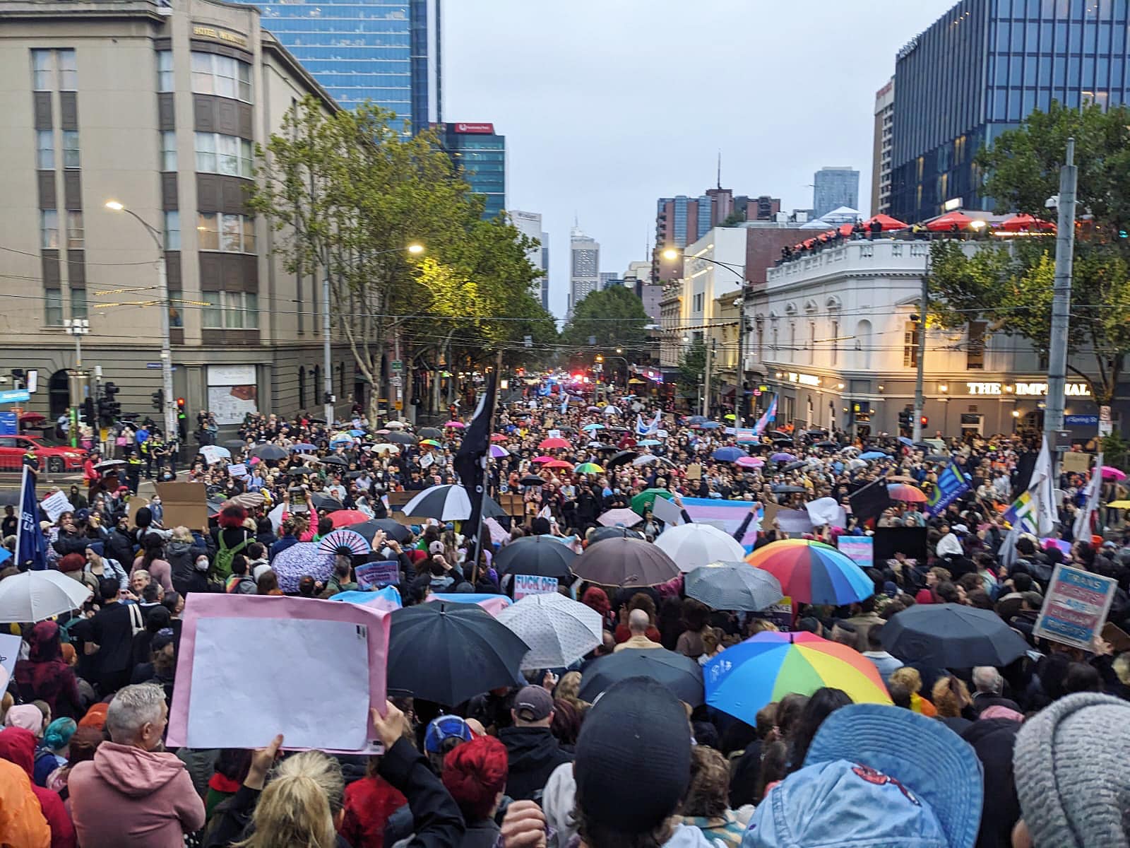 Melbourne’s Trans Day of Visibility Rally.