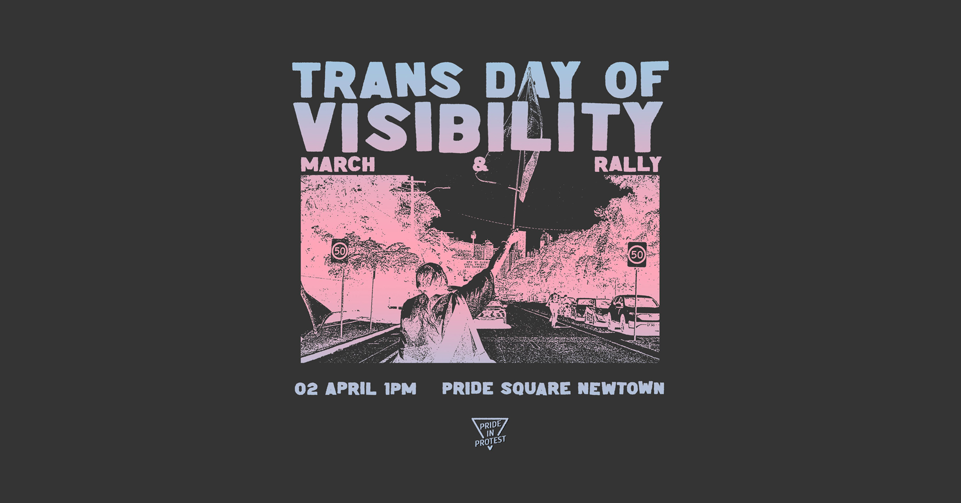 The poster for Sydney’s Trans Day of Visibility Rally