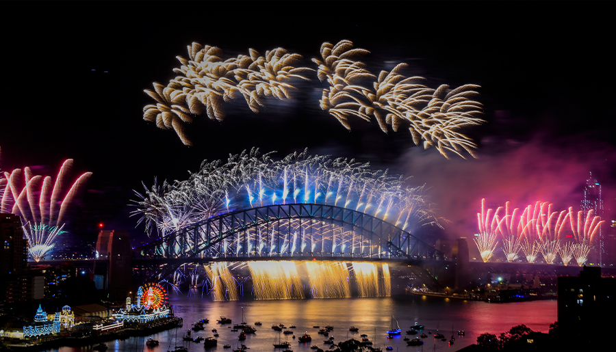 New Year’s Eve: Sydney Harbour Bridge.