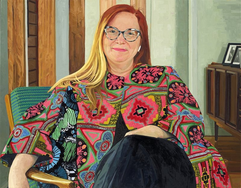Judith Sinnamon's portrait of Katherine Murphy, an Archibald finalist 2023 painting.