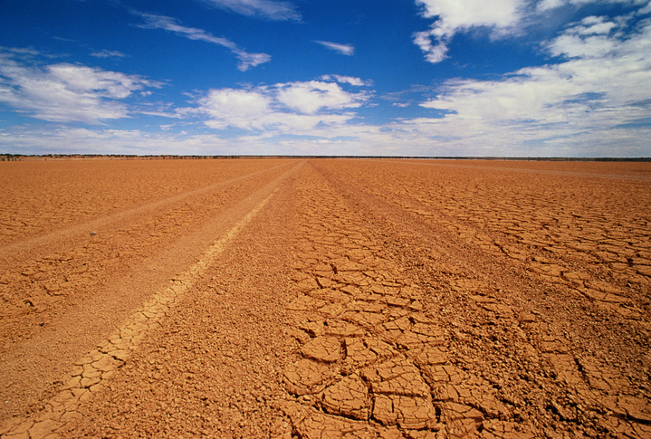 A drought in Australia.
