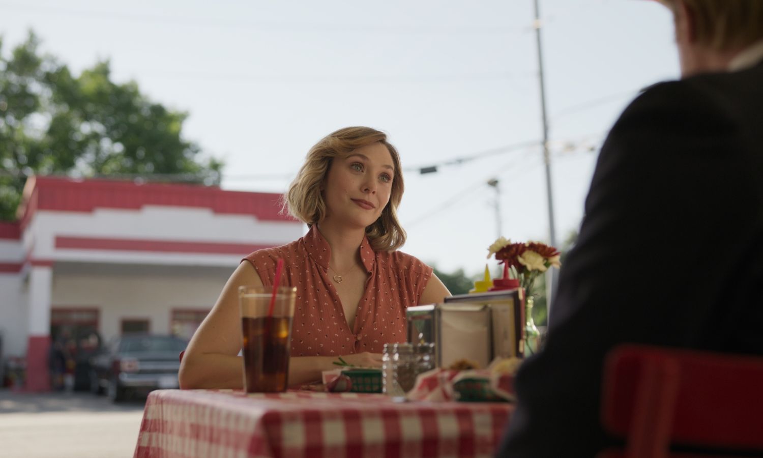 Elizabeth Olsen as Candy Montgomery in HBO Max series Love and Death.