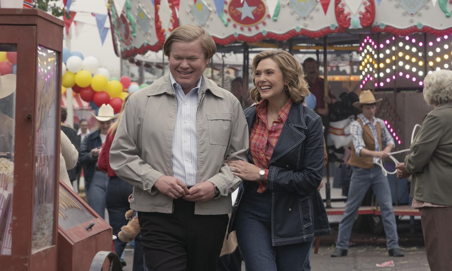 How to Watch Elizabeth Olsen and Jesse Plemons (pictured) in HBO Max series 'Love and Death' in Australia