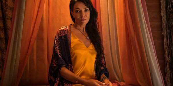 Simone Kessel as adult Lottie Matthews in Yellowjackets season 2, which is streaming in Australia on Paramount Plus.