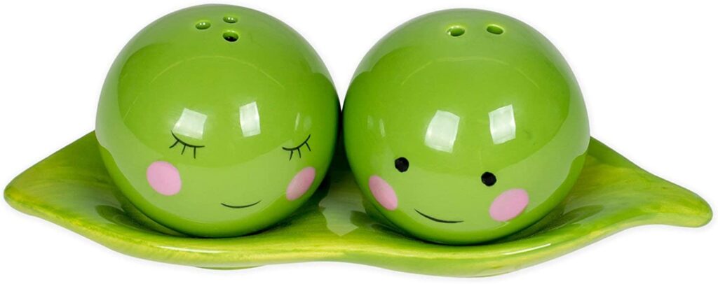 Peas in a pod salt and pepper shakers