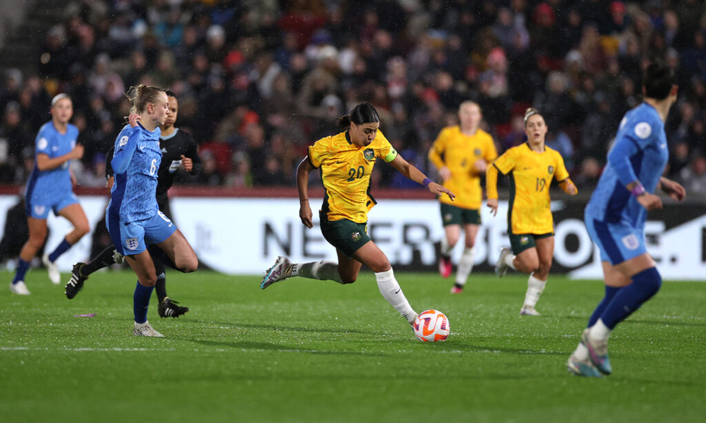 Matilda's captian Sam Kerr to illustrate how to buy tickets to the FIFA womens world cup 2023