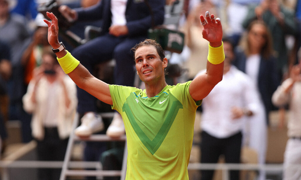 An image of tennis legend, Rafael Nadal, who is expected to announce his retirement.