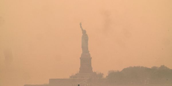 Smoke in new york city.