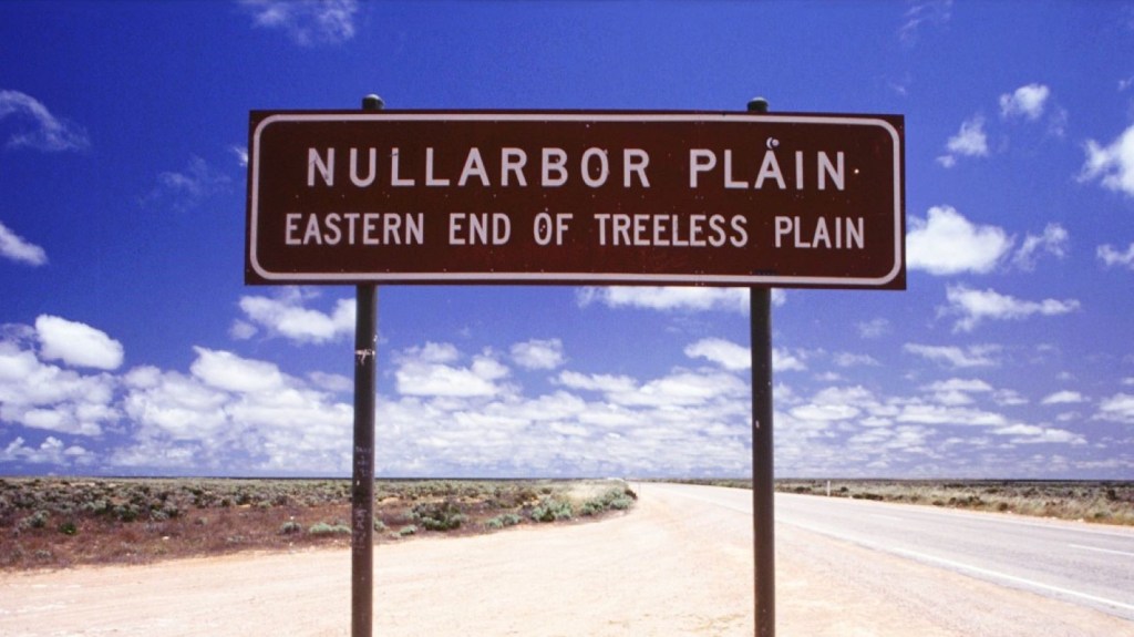 nullarbor plain sign
