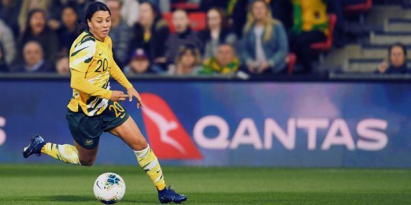 An image showing Sam Kerr, the Captain of the Matildas, who will be playing in the 2023 FIFA womens world cup.