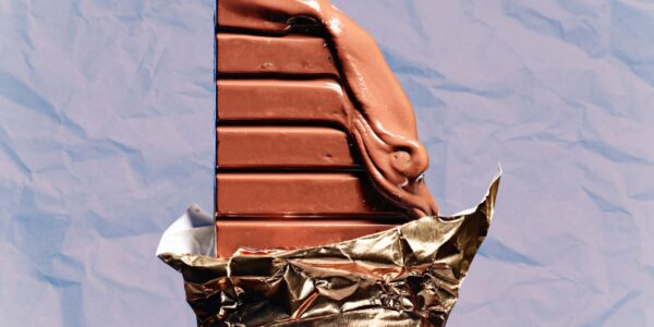 An image showing a melted chocolate bar to illustrate chocolate price rises.