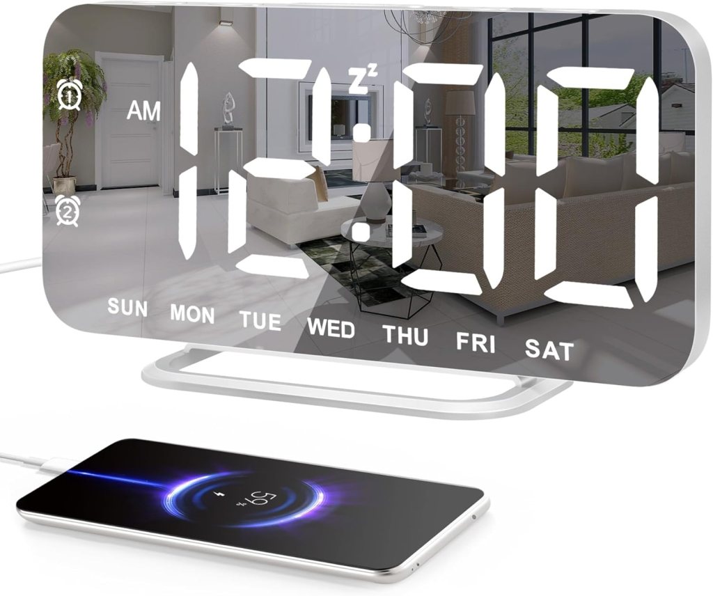 Super slim LED digital alarm