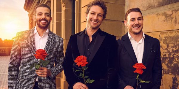 Wesley Senna Cortes, Ben Waddell and Luke Bateman, The Bachelors Australia 2024 cast.