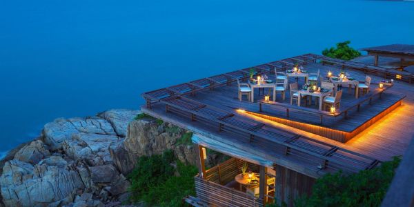 Dining on the Rocks Koh Samui Thailand