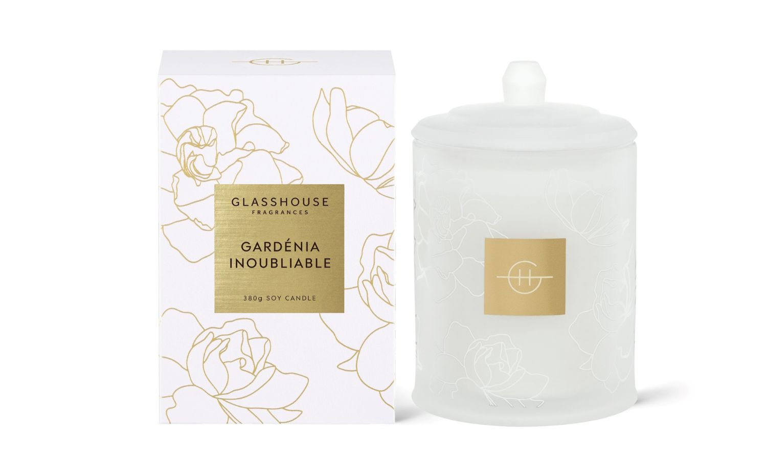 Glasshouse candle Gardenia