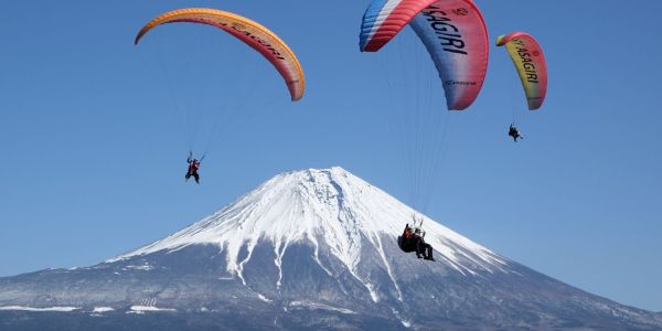 Paragliding Mount Fuji