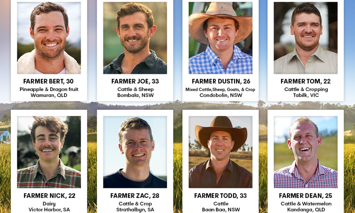 Farmer Wants a Wife 2024 Cast: Meet the Farmers — The Latch