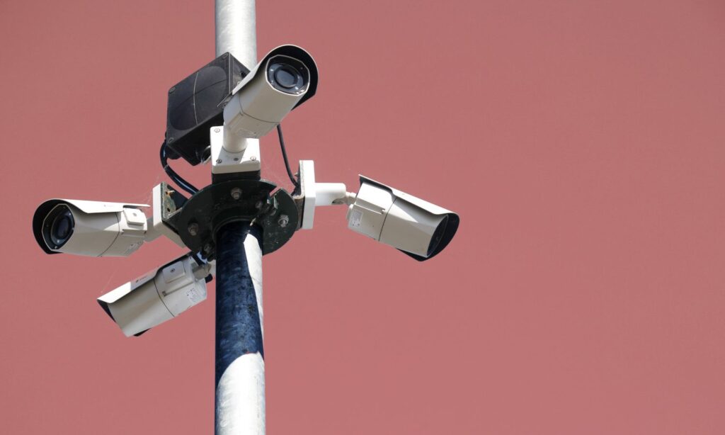 An image showing security cameras to illustrate an article about the government updating the privay act 1988.