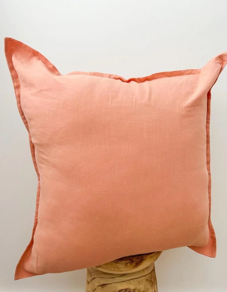 Peach cushion