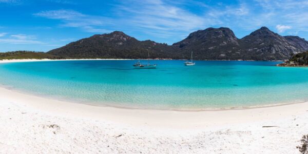 An image of one of the best beaches in tasmania