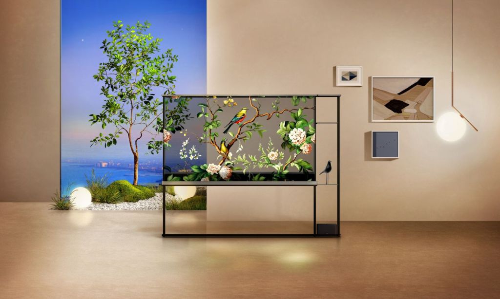 LG transparent TV